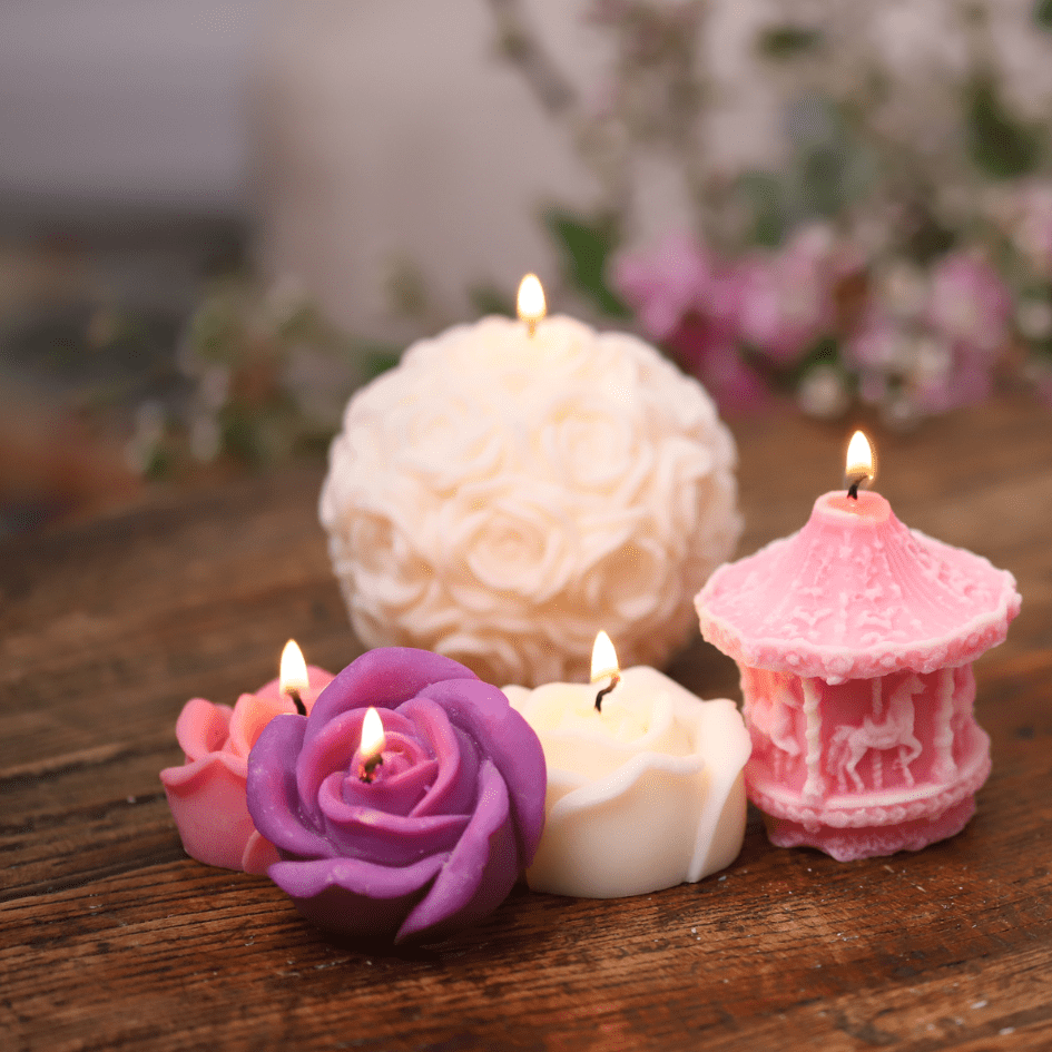 Collection de bougies artisanales – Créez une ambiance chaleureuse et raffinée.