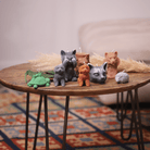 Bougies artisanales en forme d'animaux, idéales pour une touche décorative originale et appréciées des amoureux des bêtes.