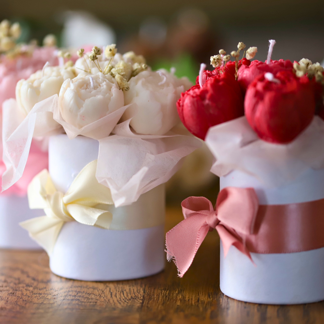 Bougie florale
